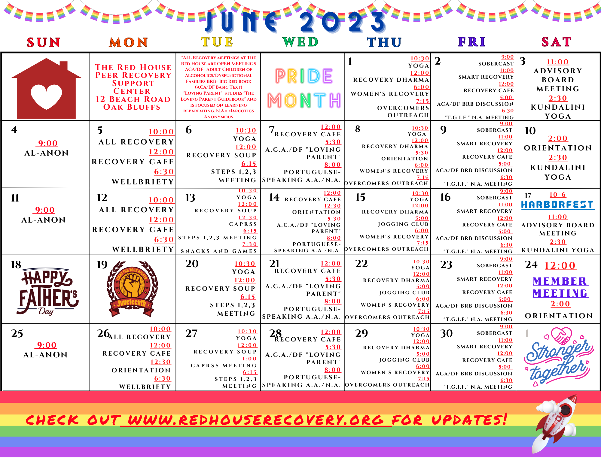 Calendar - Martha's Vineyard Community Services