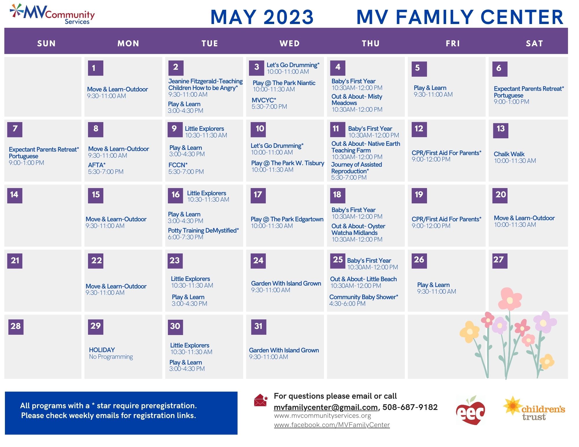 Calendar Martha s Vineyard Community Services